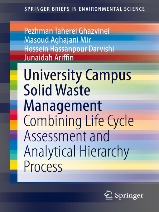 Title details for University Campus Solid Waste Management by Pezhman Taherei Ghazvinei - Wait list